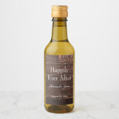 Rustic Barn vindt het maar leuk na het huwelijk. Wijn Etiket