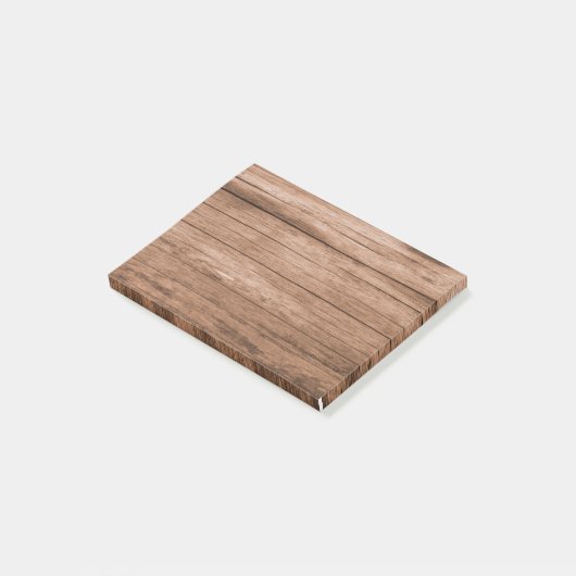 Rustic Barn Wood Brown Post-it® Notes (Schuin)