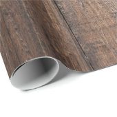 Rustic Barn Wood Cadeaupapier (Rol Hoek)