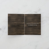 Rustic Barn Wood Country Sunflower Bedankt (Binnen)