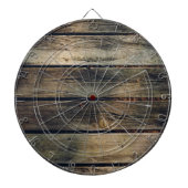 Rustic Barn Wood Dartbord (Voorkant)