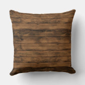 Rustic Barn Wood et dentelle Mariage Coussin (Verso)