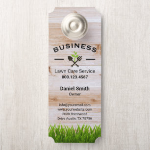 Rustic Barn Wood Lawn Care & Landscaping Service