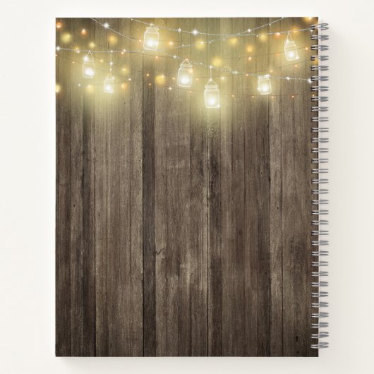 Rustic Barn Wood & Lights Scrapbook Journal (Dos)