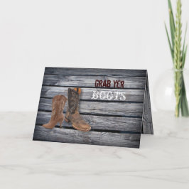 Rustic Barn Wood Westerne Cowboy bruiloft