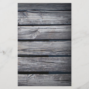 Rustic Barn Wood Westerne Cowboy bruiloft Briefpapier