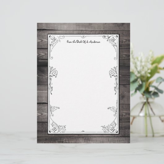 Rustic Barnwood Pattern (Staand voorkant)