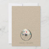 Rustic Barnyard Boerderij Theme Vow Renewal Invite Bedankkaart (Achterkant)