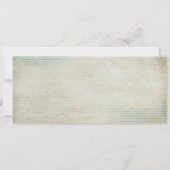 Rustic Baseball Ticket Baby shower Kaart (Achterkant)