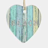 Rustic Beach Driftwood Keramisch Ornament (Rechts)
