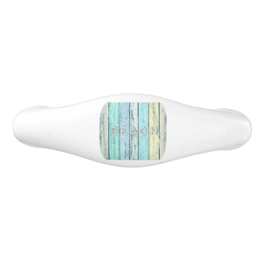 Rustic Beach Driftwood Keramische Ladegreep (Voorkant)