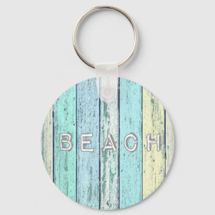 Rustic Beach Driftwood Sleutelhanger