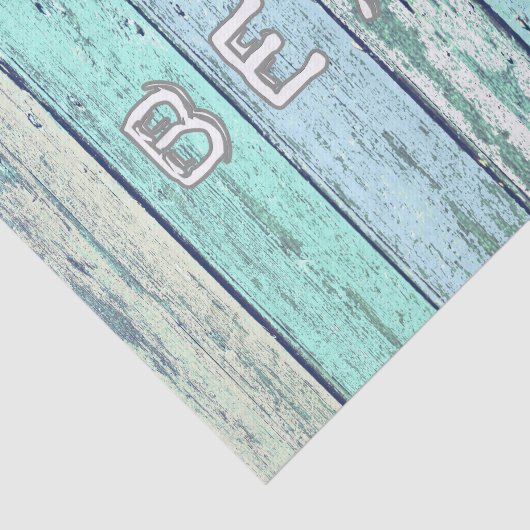 Rustic Beach Driftwood Tissuepapier (Detail)