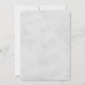 Rustic Beach Lace et Pearl Invitation (Dos)