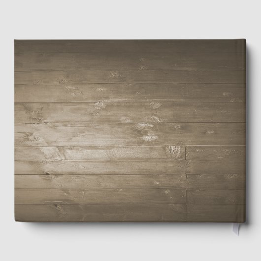 Rustic Beach Livre d'invité (Verso)