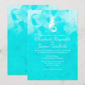 Rustic Beach Seashells Destination Invitation de m (Devant / Derrière)