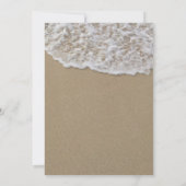 Rustic Beach Starfish Lantern Light Wedding Kaart (Achterkant)