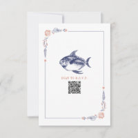 Rustic Beach Wedding Poisson Rouge & Bleu RSVP