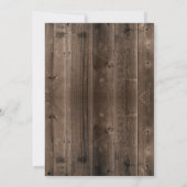 Rustic Beach Wedding Seashells Vrijgezellenfeest Kaart (Achterkant)