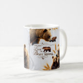 Rustic Bear Family Love is Strong Classic Mug (Devant droit)