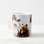 Rustic Bear Family Love is Strong Classic Mug (Devant gauche)