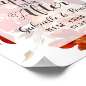 Rustic Beauty Herfst gelukkig ooit na Welkomstteke Poster (Hoek)