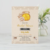 Rustic bedoeld om bijeenkomst uitnodiging (Staand voorkant)