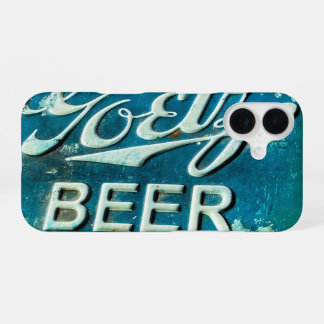 Rustic Beer Bottle Pet iPhone 16 Hoesje