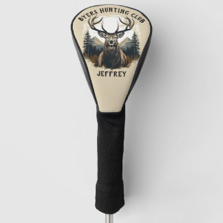 Rustic Beige Deer Hunting Club Golfheadcover