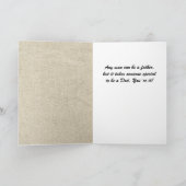 Rustic Best Dad ever Father Day 2 Photo Collage Kaart (Binnen)