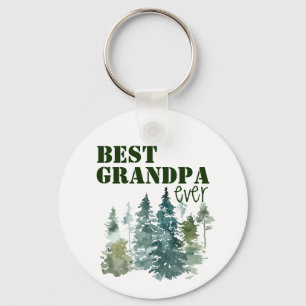 Rustic Best Grandpa Ever Natuur Loving Sleutelhanger