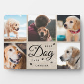 Rustic Beste Hond Ooit Herdenking Modern Fotocolla Fotoplaat (voorkant)