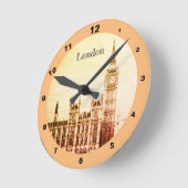 Rustic Big Ben Horloge & Londres - Westminster (Angle)