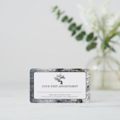 Rustic Birch Tree, Appointkaart Afsprakenkaartje (Staand voorkant)