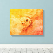 Rustic Bird Canvas Afdruk (Insitu (Houten vloer))