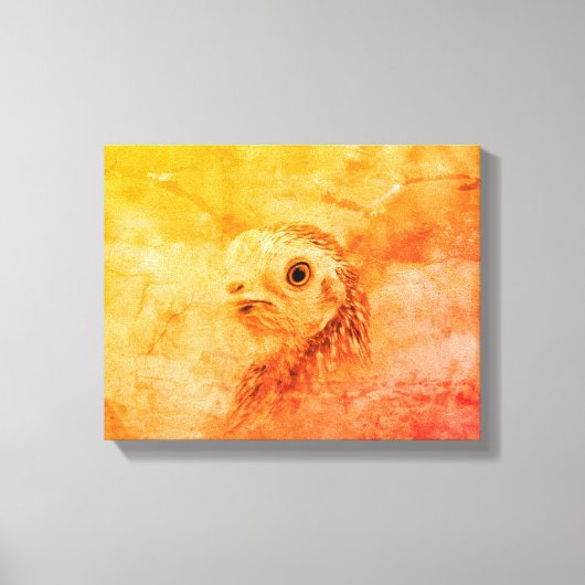 Rustic Bird Canvas Afdruk (Voorkant)