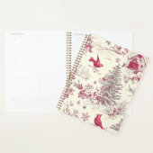 Rustic Bird en Poinsettia kerstpatroon (17) Planner (Display)