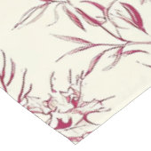 Rustic Bird en Poinsettia kerstpatroon (17) Tafelkleed (Gekanteld)