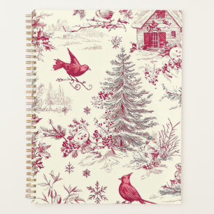 Rustic Bird et Poinsettia Motif de Noël (17)