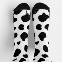 Rustic Black and White Holstein Koe Pattern