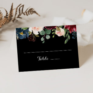 Rustic Black Botanical Wedding
