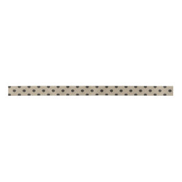 Rustic Black Faux Burlap Polka Dot Pattern Lint
