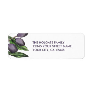 Rustic Black Olijftak Paars Etiket