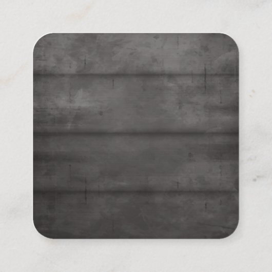 Rustic Black Wood RSVP QR Code Enclosure Kaart (Achterkant)
