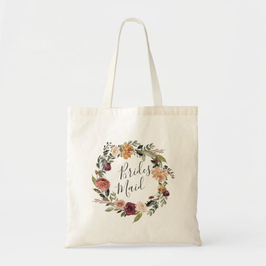 Rustic Bloom | Bridesmaid Tote Bag (Voorkant)