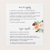 Rustic Bloom Lip Product Distributeur Tips & Trick Visitekaartjes (Binnenkant ongevouwen)