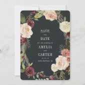 Rustic Bloom sparen de Kaart van de Datum (Voorkant)