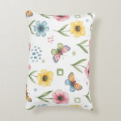 Rustic Bloom Symphony Accent Kussen (Achterkant (Verticaal))