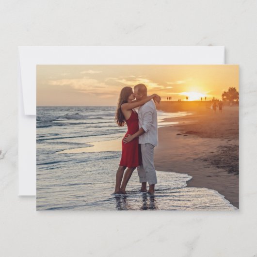 Rustic Bloom | Terracotta en Marsala Red Wreath Save The Date (Achterkant)