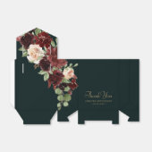 Rustic Bloom | Terracotta Marsala Liefde en Bedank Bedankdoosjes (Uitgevouwen)